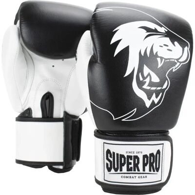 Super Pro Undisputed Lederen Bokshandschoenen - Zwart/Wit - L Super Pro Undisputed Lederen Bokshandschoenen - Zwart/Wit - L