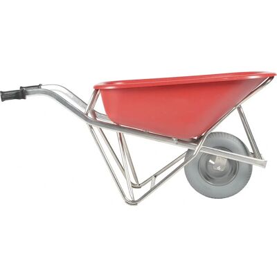 Carrinho MATADOR Profi-Max Plus - Alumínio, 90L, Vermelho, Pneu achatado, 150kg capacidade Carrinho MATADOR Profi-Max Plus - Alumínio, 90L, Vermelho, Pneu achatado, 150kg capacidade