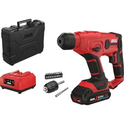 Martillo rotatorio inalámbrico Skil 3810GA - 3 en 1, compatible SDS+ y hexagonal, Litio Martillo rotatorio inalámbrico Skil 3810GA - 3 en 1, compatible SDS+ y hexagonal, Litio