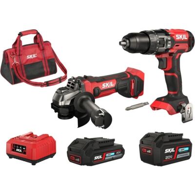 Set di utensili Skil - Trapano e Smerigliatrice - 20V Set di utensili Skil - Trapano e Smerigliatrice - 20V