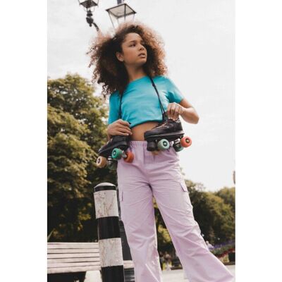 Looxs Model Zomer Aqua blauw Katoen/Modal T-shirt voor meisjes Looxs Model Zomer Aqua blauw Katoen/Modal T-shirt voor meisjes