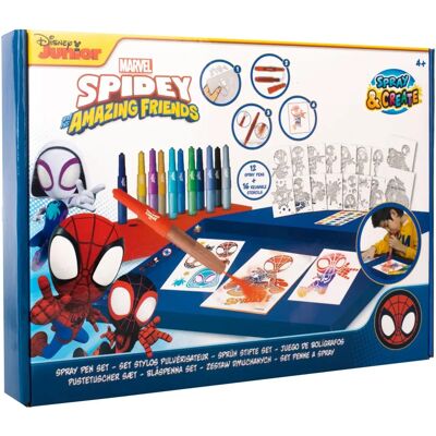 Canenco Spidey i jego Niesamowici Przyjaciele - Zestaw Piór Spray Deluxe - Zabawka Canenco Spidey i jego Niesamowici Przyjaciele - Zestaw Piór Spray Deluxe - Zabawka