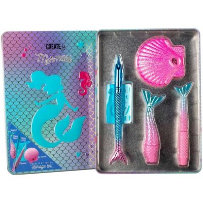 Canenco Create It! Meerjungfrau Make-up-Set - Kinderfreundlich, Bunt, Kreativ Canenco Create It! Meerjungfrau Make-up-Set - Kinderfreundlich, Bunt, Kreativ