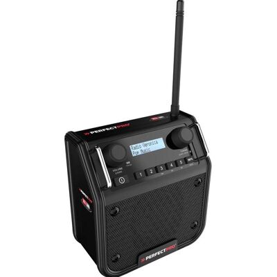 Radio da cantiere PerfectPro DPR2-18V - DAB+ Bluetooth Resistente all'acqua e alla polvere Radio da cantiere PerfectPro DPR2-18V - DAB+ Bluetooth Resistente all'acqua e alla polvere