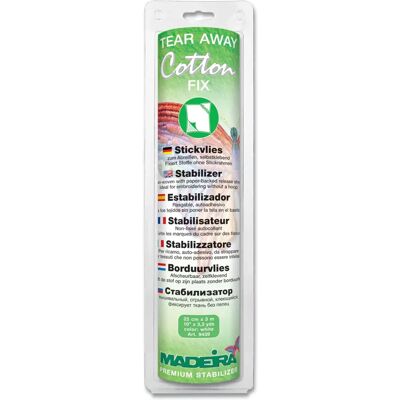 MADEIRA - Cotton Fix - White - 30 cm x 3 m - Nonwoven fabric MADEIRA - Cotton Fix - White - 30 cm x 3 m - Nonwoven fabric