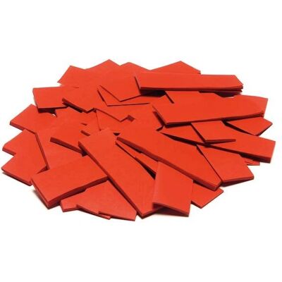 Confettis Rouges TCM FX 55x18mm - Confetti - Publicité Confettis Rouges TCM FX 55x18mm - Confetti - Publicité
