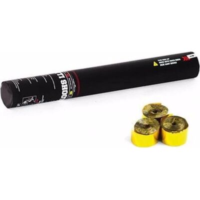 TCM FX Handgehaltenes Konfettikanone - 50cm - Gold - Konfetti Kanone für Events TCM FX Handgehaltenes Konfettikanone - 50cm - Gold - Konfetti Kanone für Events
