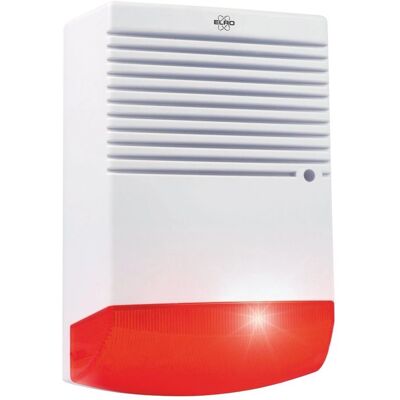 Elro ADS1F Sirena de Alarma Falsa - Con Luz LED Roja - Disuasorio de Seguridad Elro ADS1F Sirena de Alarma Falsa - Con Luz LED Roja - Disuasorio de Seguridad