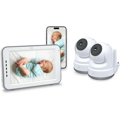 ELRO Baby Monitor BC4000-2 met 2 camera's, Full HD, Touchscreen & App ELRO Baby Monitor BC4000-2 met 2 camera's, Full HD, Touchscreen & App