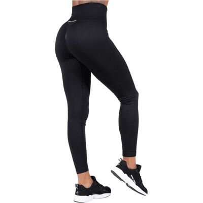 Gorilla Wear Quincy Seamless Leggings - Unisex Black High Waist Gorilla Wear Quincy Seamless Leggings - Unisex Black High Waist
