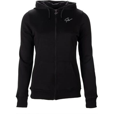 Gorilla Wear Pixley Zipped Hoodie - Bluza z kapturem i zamkiem błyskawicznym, Kaptur z suwakiem, Kolor czarny Gorilla Wear Pixley Zipped Hoodie - Bluza z kapturem i zamkiem błyskawicznym, Kaptur z suwakiem, Kolor czarny