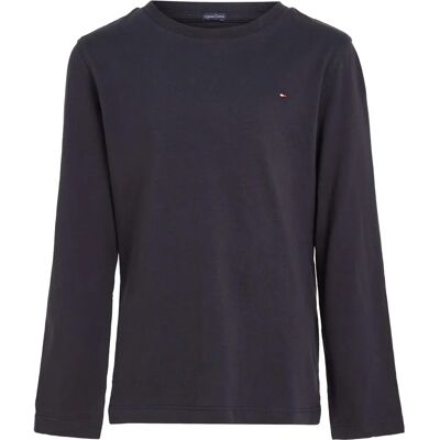 Tommy Hilfiger Kinder Basic Rundhals Langarmshirt - Kinder Langarmshirt Tommy Hilfiger Kinder Basic Rundhals Langarmshirt - Kinder Langarmshirt