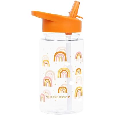 Πορτοκαλί μπουκάλι νερού από A Little Lovely Company - 450ml - Φιλικό προς τα παιδιά, χωρίς διαρροές Πορτοκαλί μπουκάλι νερού από A Little Lovely Company - 450ml - Φιλικό προς τα παιδιά, χωρίς διαρροές
