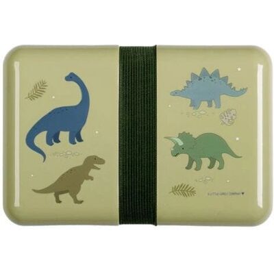 A Little Lovely Company Dinosaur Lunch Box - Wolny od BPA, Ręczne mycie, Duża komora A Little Lovely Company Dinosaur Lunch Box - Wolny od BPA, Ręczne mycie, Duża komora