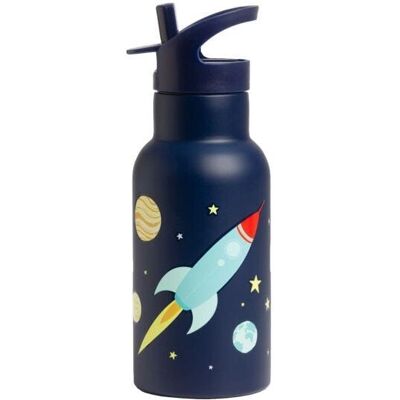 A Little Lovely Company Bouteille en Acier Inoxydable Espace - 350ml A Little Lovely Company Bouteille en Acier Inoxydable Espace - 350ml