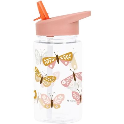 Láhev na vodu od A Little Lovely Company - 450 ml - Transparentní - Bez BPA Láhev na vodu od A Little Lovely Company - 450 ml - Transparentní - Bez BPA