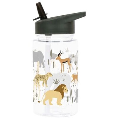 Μαύρο/γκρι μπουκάλι νερού Sava της A Little Lovely Company 450ml Μαύρο/γκρι μπουκάλι νερού Sava της A Little Lovely Company 450ml