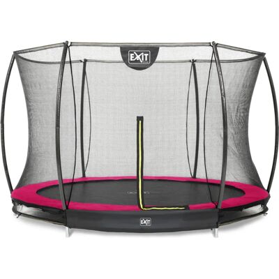EXIT Silhouette Ground 305 - Pink Trampoline with Safety Net EXIT Silhouette Ground 305 - Pink Trampoline with Safety Net