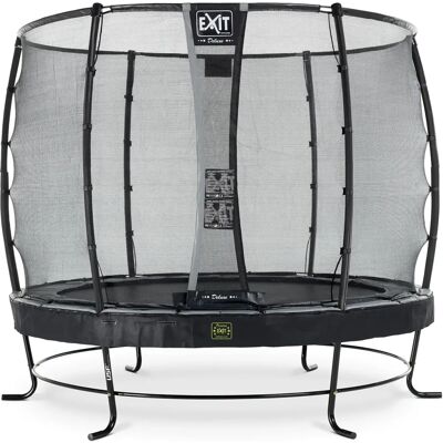 EXIT Toys Elegant Premium Round Trampoline ø253cm with Deluxe Safety Net - Black EXIT Toys Elegant Premium Round Trampoline ø253cm with Deluxe Safety Net - Black