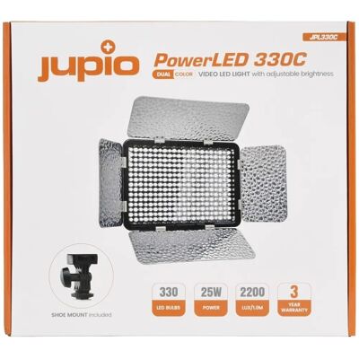 Jupio JPL330C - Verstellbares LED-Panelscheinwerfer Jupio JPL330C - Verstellbares LED-Panelscheinwerfer