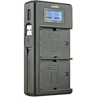 Jupio Akku-Ladegerät - LCD Doppel für Fuji NP-W126(S) Jupio Akku-Ladegerät - LCD Doppel für Fuji NP-W126(S)