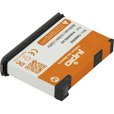 Jupio Insta360 X3 1800mAh Batterie - Zuverlässiger Ersatz Jupio Insta360 X3 1800mAh Batterie - Zuverlässiger Ersatz