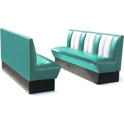 Bel Air - HW180 - Turquoise - Booth seating Bel Air - HW180 - Turquoise - Booth seating
