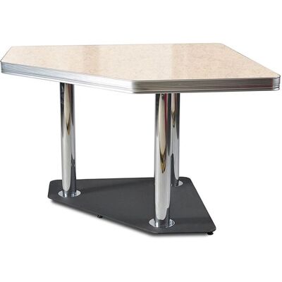 Bel Air Retro Jaren 50 Meubels Diner Tafel TO-30 Antique Wit - Meubels Bel Air Retro Jaren 50 Meubels Diner Tafel TO-30 Antique Wit - Meubels