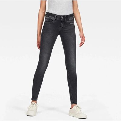 G-Star Raw Lynn Mid Super Skinny Jean - Gris - Femme - Publicité G-Star Raw Lynn Mid Super Skinny Jean - Gris - Femme - Publicité