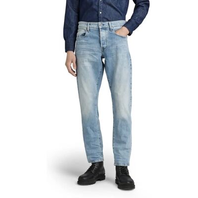 G-Star 3301 Jeans droite effilée (51003) - Jeans effilés (51003-C052) bleu clair vieilli G-Star 3301 Jeans droite effilée (51003) - Jeans effilés (51003-C052) bleu clair vieilli