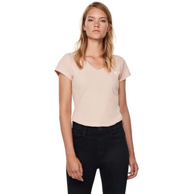 T-shirt en coton biologique à col en V de G-Star RAW - Rose T-shirt en coton biologique à col en V de G-Star RAW - Rose