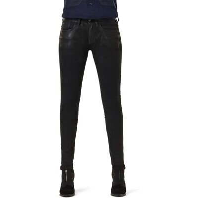 G-Star Raw Jeans pour Femmes Lynn Taille Moyenne - Noir - Jean G-Star Raw Jeans pour Femmes Lynn Taille Moyenne - Noir - Jean
