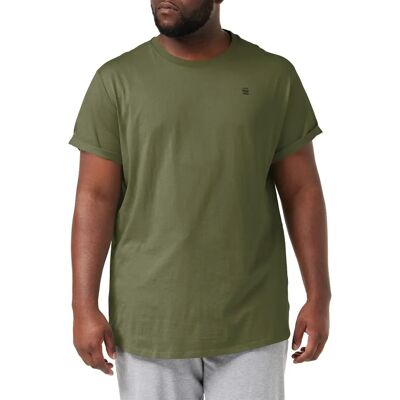 G-Star Lash Ribbed T-Shirt à Manches Courtes (D16396-2653) - T-Shirt à Manches Courtes (D16396-2653) vert C249 G-Star Lash Ribbed T-Shirt à Manches Courtes (D16396-2653) - T-Shirt à Manches Courtes (D16396-2653) vert C249