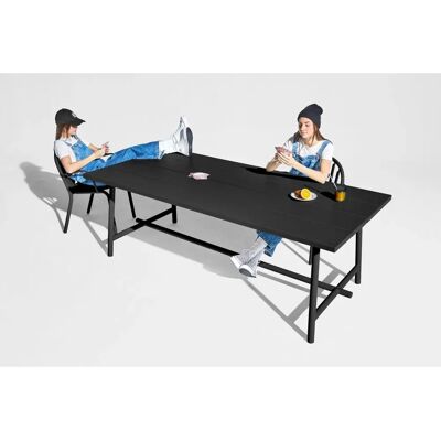 Table de jardin rectangulaire en aluminium Fred's - 220x100cm - Publicité Table de jardin rectangulaire en aluminium Fred's - 220x100cm - Publicité