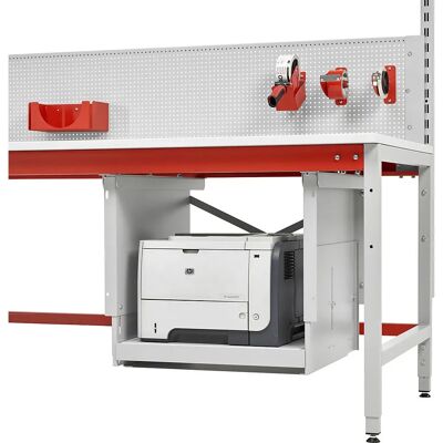 Kaiserkraft Druckerschublade - Verstellbarer Schreibtischschrank für Drucker Kaiserkraft Druckerschublade - Verstellbarer Schreibtischschrank für Drucker