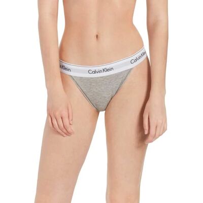 Calvin Klein Thong Modern High Leg grey Calvin Klein Thong Modern High Leg grey
