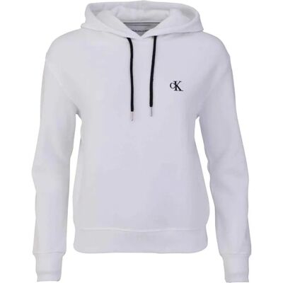 Calvin Klein Hoodie (J20J213178) - hvid Calvin Klein Hoodie (J20J213178) - hvid