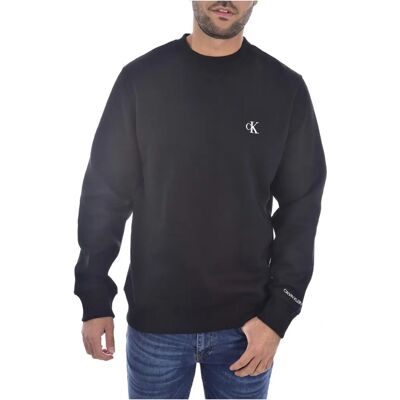 Calvin Klein Essential Regular Sweatshirt (J30J314536) - zwart Calvin Klein Essential Regular Sweatshirt (J30J314536) - zwart