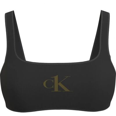 Calvin Klein Bikini Top - Haut de bikini, Noir, M, Maillot de bain femme - Publicité Calvin Klein Bikini Top - Haut de bikini, Noir, M, Maillot de bain femme - Publicité