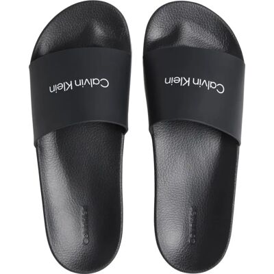 Calvin Klein Pool Slide Logo Chaussons (HM0HM00455) - noir - Publicité Calvin Klein Pool Slide Logo Chaussons (HM0HM00455) - noir - Publicité