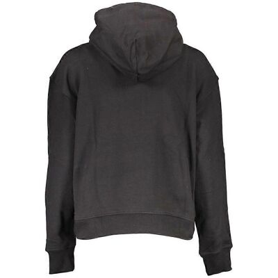 Bluza z kapturem Calvin Klein - Czarna Bawełna - Środkowa Kieszeń - Logo Bluza z kapturem Calvin Klein - Czarna Bawełna - Środkowa Kieszeń - Logo