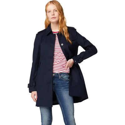 Tommy Hilfiger Heritage Einreiher Trenchcoat (WW0WW24966) - Mitternacht Tommy Hilfiger Heritage Einreiher Trenchcoat (WW0WW24966) - Mitternacht