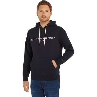 Bluza z kapturem Tommy Hilfiger Logo Flex Fleece (MW0MW10752) - kapitan nieba Bluza z kapturem Tommy Hilfiger Logo Flex Fleece (MW0MW10752) - kapitan nieba