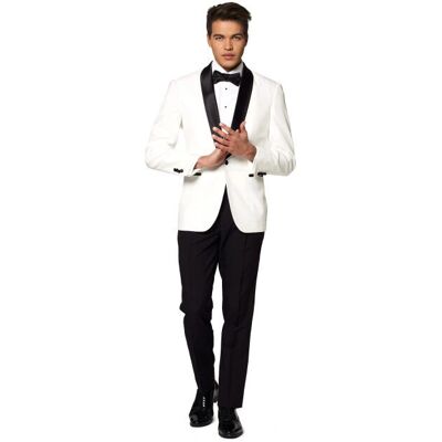 OppoSuits Perlenweiß Anzug Off-White Größe 56 - Anzug OppoSuits Perlenweiß Anzug Off-White Größe 56 - Anzug