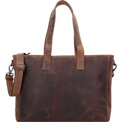 Plevier Ledertasche Shopper - 41 cm Laptop - Braun Plevier Ledertasche Shopper - 41 cm Laptop - Braun