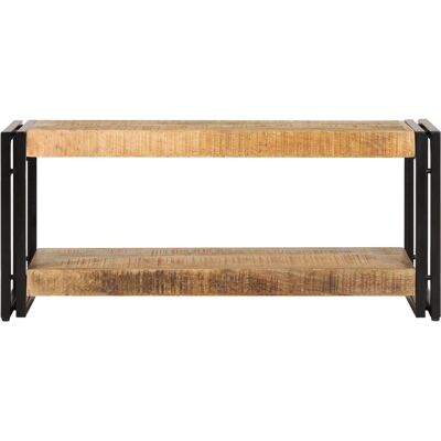 vidaXL Mueble de TV de madera de mango 90cm Vintage - Mueble para TV vidaXL Mueble de TV de madera de mango 90cm Vintage - Mueble para TV