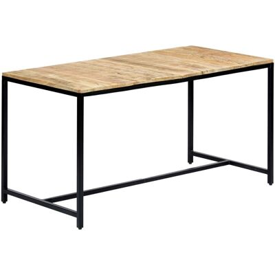 vidaXL Mangoholz Esstisch - 140x70x75cm - Küchen- und Esszimmertisch vidaXL Mangoholz Esstisch - 140x70x75cm - Küchen- und Esszimmertisch