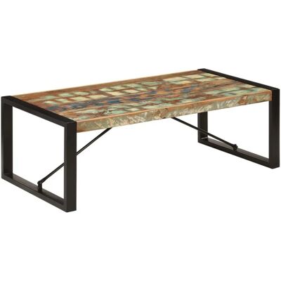 vidaXL 120cm Gerecycled Hout Salontafel - Salontafel vidaXL 120cm Gerecycled Hout Salontafel - Salontafel