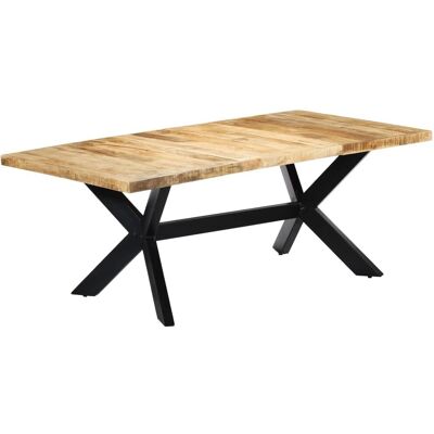 vidaXL 247427 Moderner Mangoholz Esstisch - Esszimmertisch vidaXL 247427 Moderner Mangoholz Esstisch - Esszimmertisch