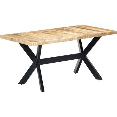 vidaXL 247433 Mesa de comedor de mango industrial - Muebles para cocina/comedor vidaXL 247433 Mesa de comedor de mango industrial - Muebles para cocina/comedor